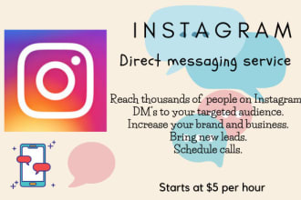 do instagram direct messaging to promote your business