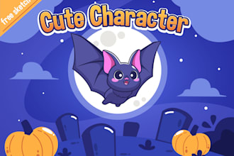 draw cute, kawaii animal illustrations and adorable mascot