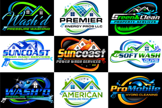 do awesome pressure washing cleaning and power washing logo