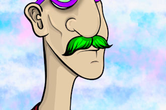 professionally hand draw an entire nft collection for you