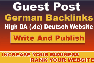 build german guest post backlinks with high authority