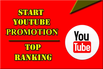 do organic youtube video promotion to help increase views
