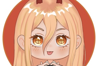 Hot Review!  draw chibi character for fanart, oc, profile pic