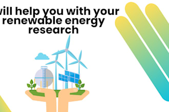 help with your renewable energy research