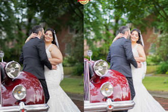 edit your wedding ,anniversary photos in photoshop
