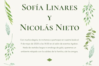realizar invitaciones para eventos