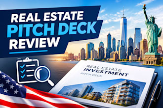 review your real estate pitch deck and target investors