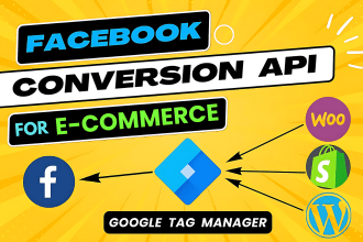 setup facebook pixel conversion API, shopify pixel, ga4 ecommerce tracking