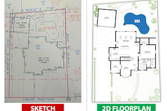 draw, 2d floorplans, 2d elevation and detail drawings