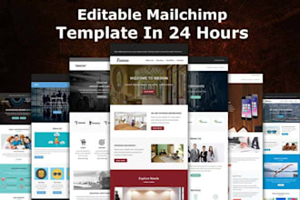 design mailchimp newsletter template