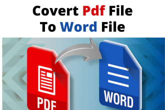 convert pdf file to word file