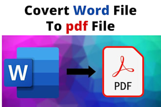 convert word to pdf