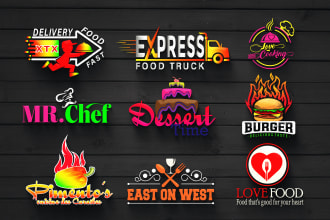 do 3d restaurant, pizza, bbq, food logo,food truck design and menu design