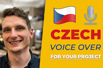 do a czech voice over for your project