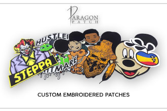 do custom embroidered patches, and custom embroidery patches digitizing
