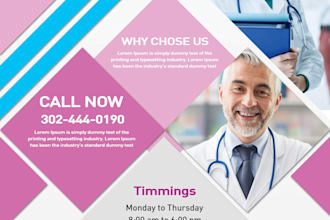 create a minimal business flyer