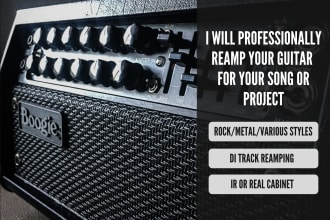 professionally reamp your guitar through a real tube amp