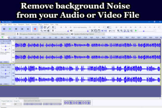remove background noise from your audio or video