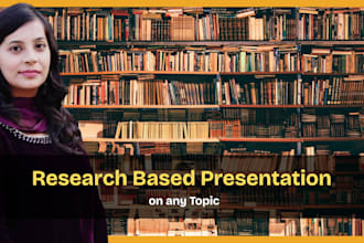 research and create powerpoint presentation on any topic