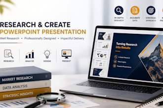 research and create powerpoint presentation on any topic