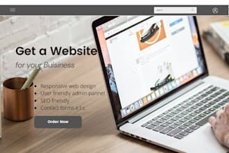 do web design and make professional website