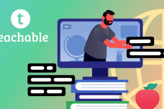 teachable courses page custom