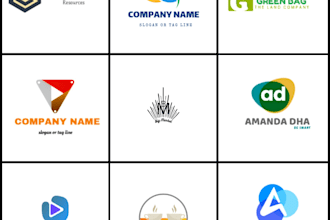 create a modern minimalist and business logo design