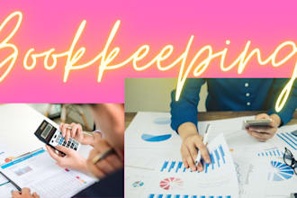 do bookkeeping and data entry in quickbooks online and xero