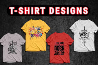 design a trendy t shirt in just 4 hours with a mockup file