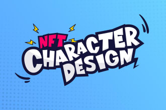 create cool and edgy nft character design