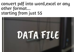 convert pdf into word, excel, CSV or vice versa