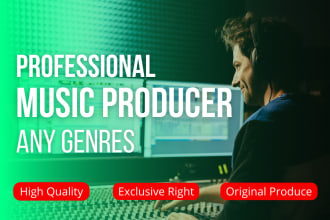 be your professional music producer with fast delivery