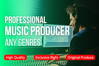 be your professional music producer with fast delivery