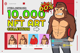 generate nft variant traits collection 10k opensea