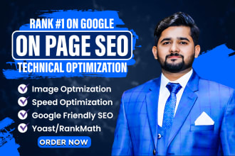 do wordpress website onpage seo optimization with yoast or rankmath