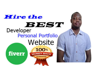 design an amazing personal portfolio website for you