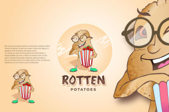 do hand drawn logo design for your business