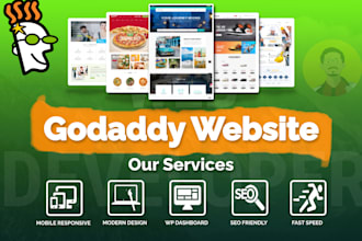 build professional godaddy website