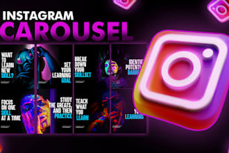 create attractive instagram carousels