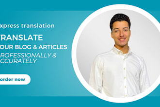 translate your blog and articles