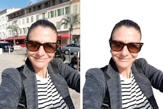 je supprime le fond de vos photos