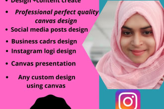 promote your instagram posts aesthetically fast with canvas design