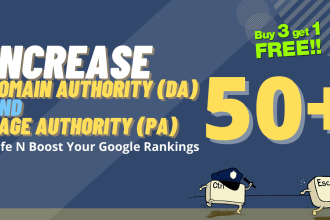 increase moz domain authority da up to 50 plus in 30 days