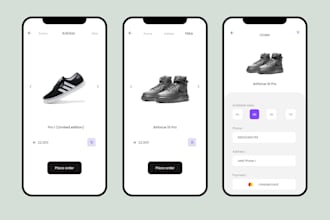 design website and mobile app