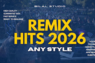 produce exclusive remix your song edm techno style you want