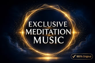 create exclusive healing meditation music for commercial use