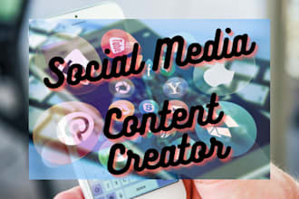 be your social media content creator