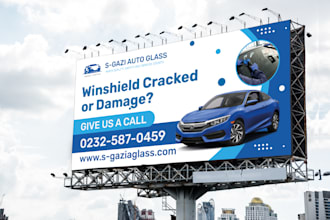 design billboard, signage, yard, and banner ads