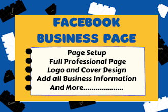 create an impressive facebook business page or fan page for you