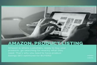 write your SEO optimized amazon product listing